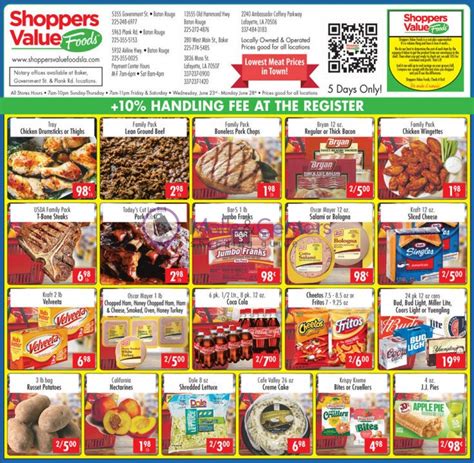 shoppers value food weekly ad.